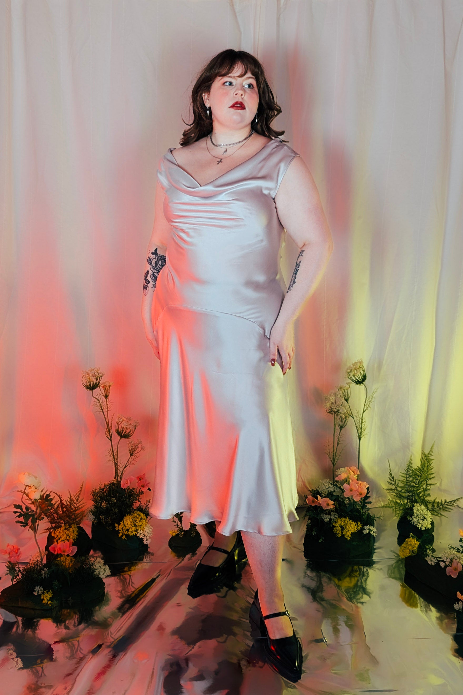 Guinevere Silk Dress HAUS DAHLIA Guinevere Silk Dress HAUS DAHLIA