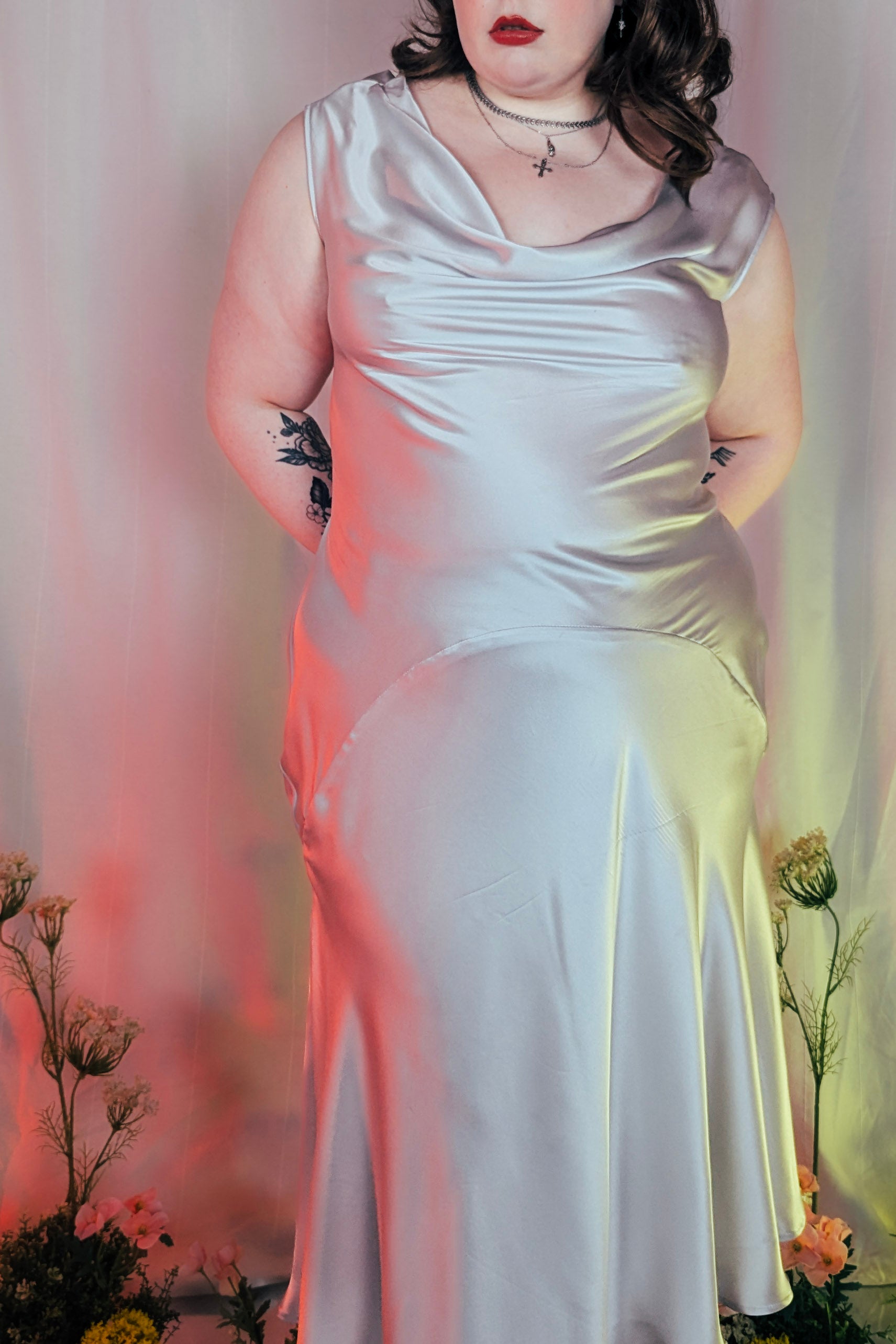 Guinevere Silk Dress HAUS DAHLIA Guinevere Silk Dress HAUS DAHLIA