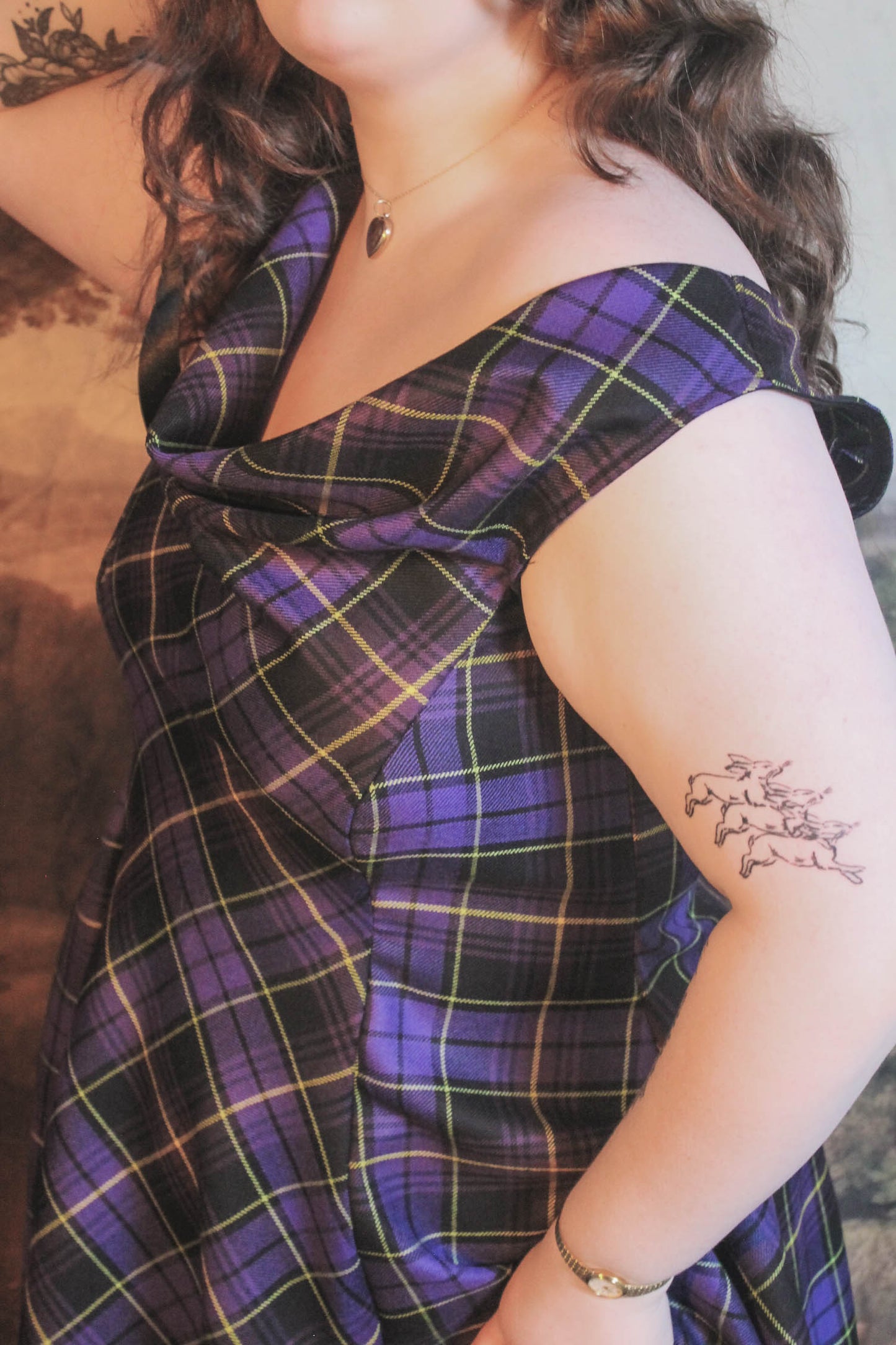 Lydia Tartan Dress