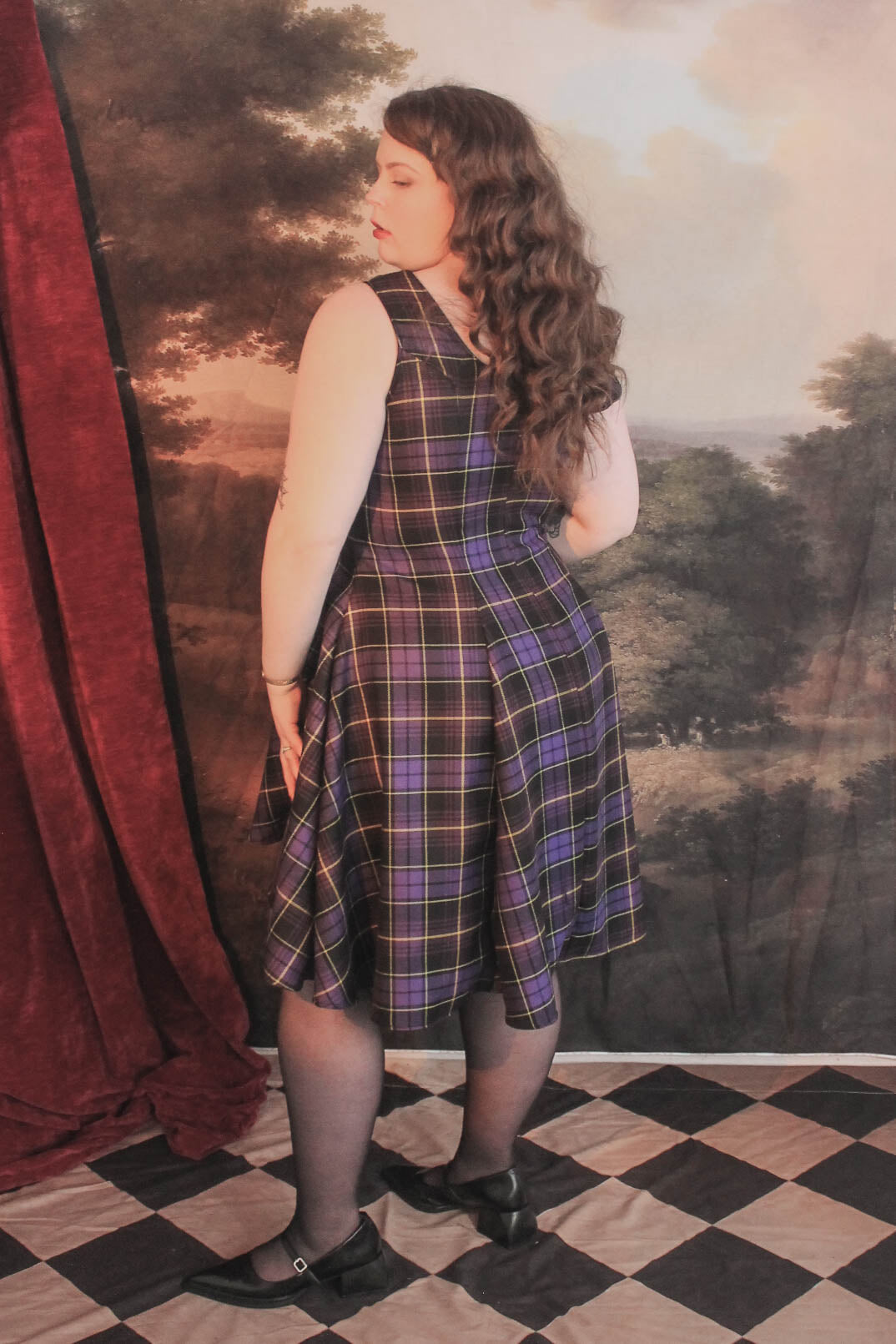 Lydia Tartan Dress