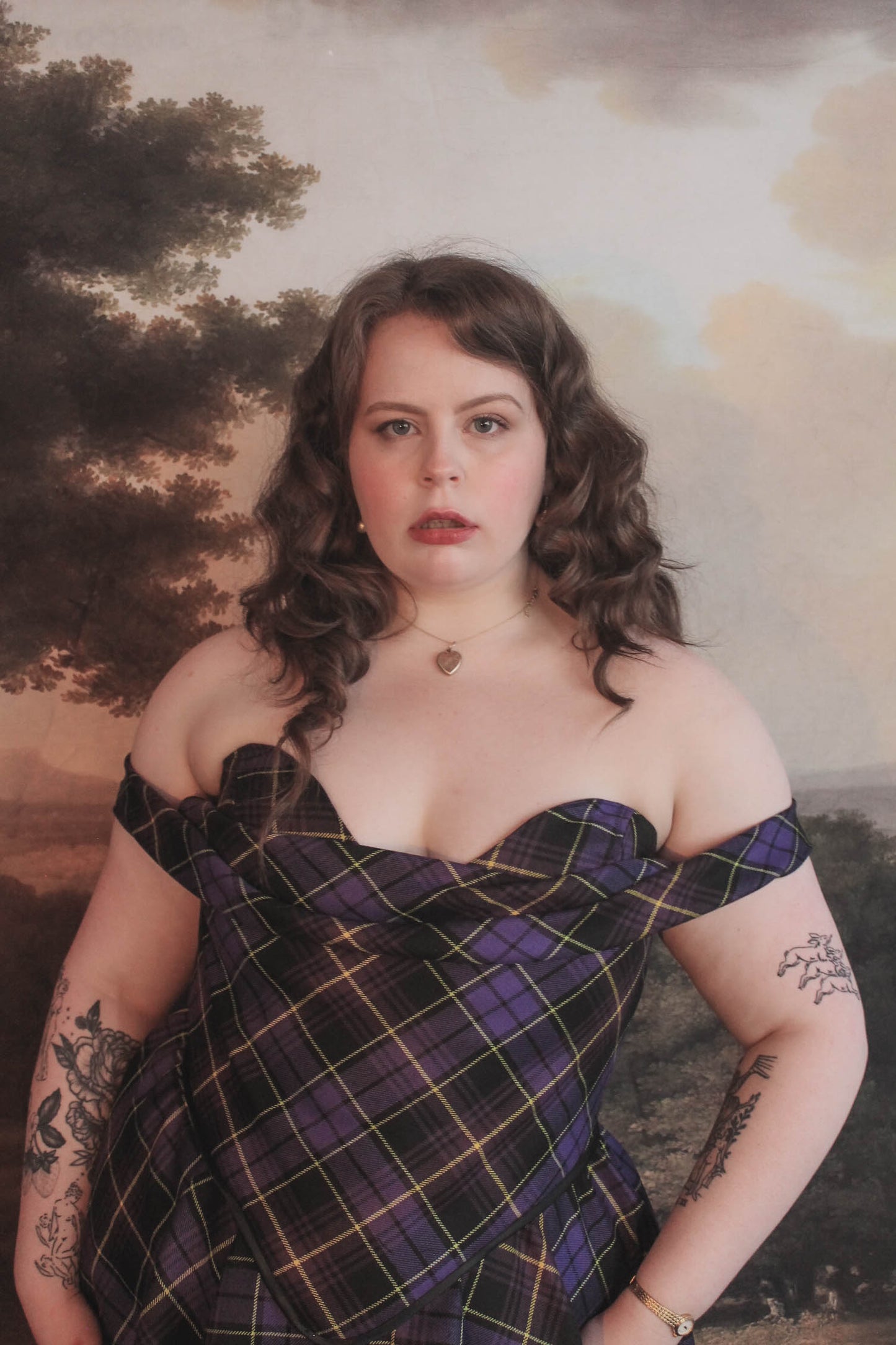Mina Tartan Corset