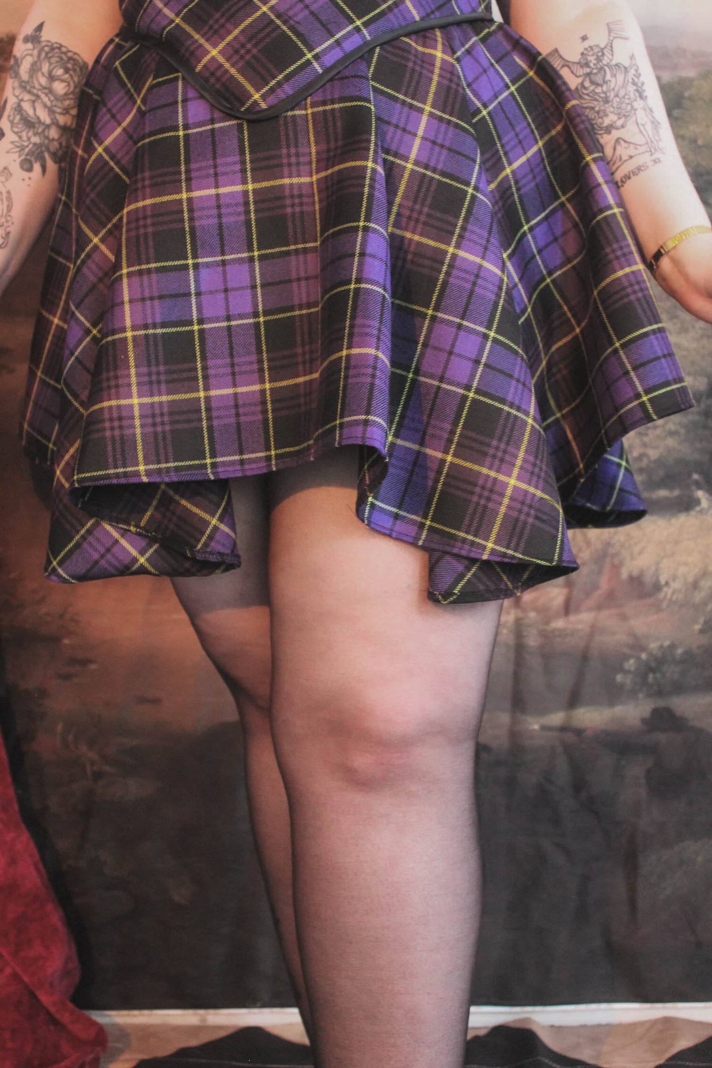 Cathy Tartan Skirt