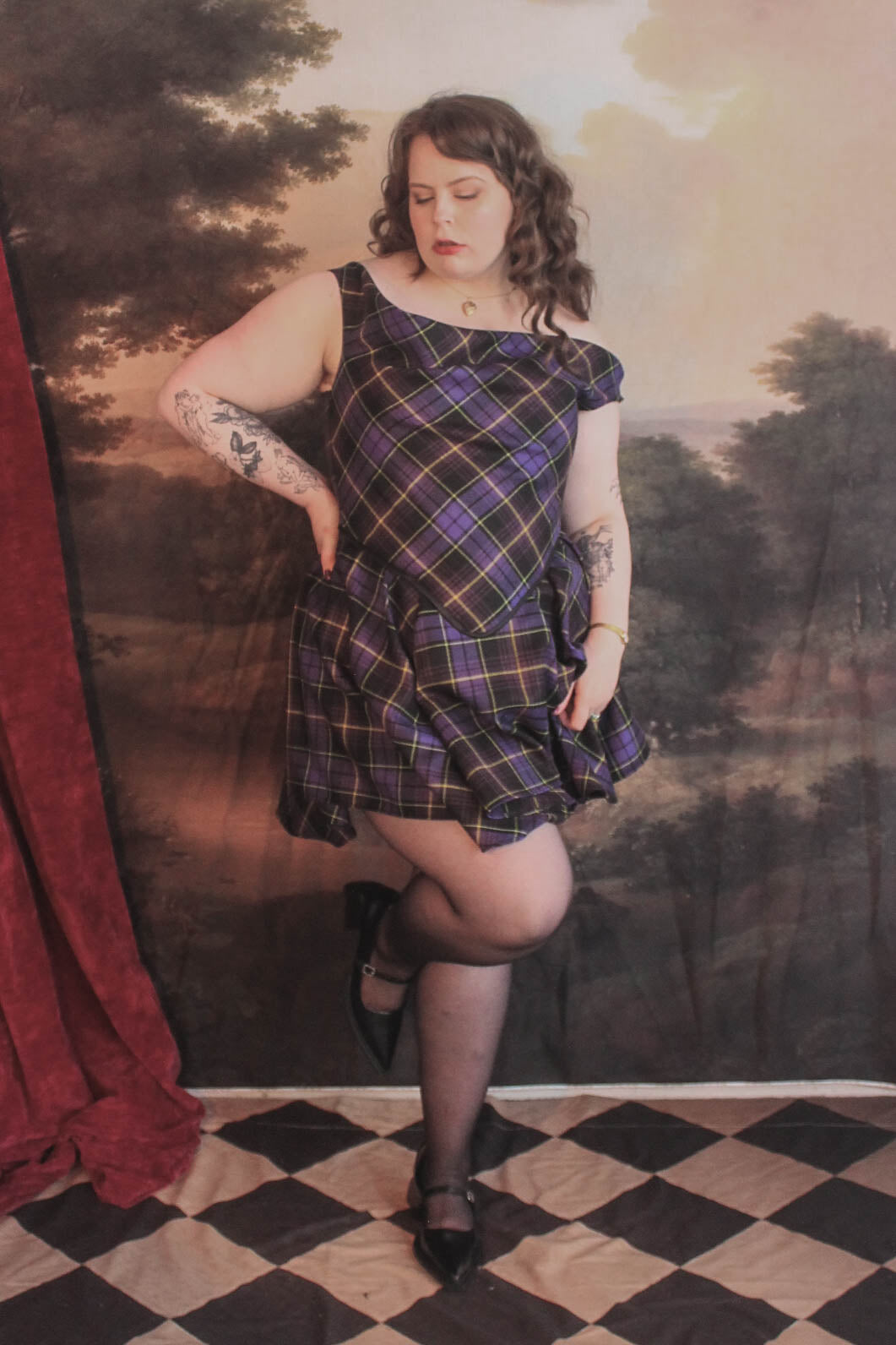 Mina Tartan Corset
