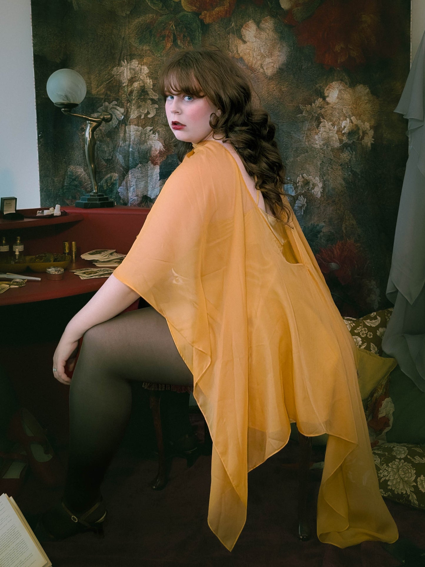 Florence Chiffon Cape