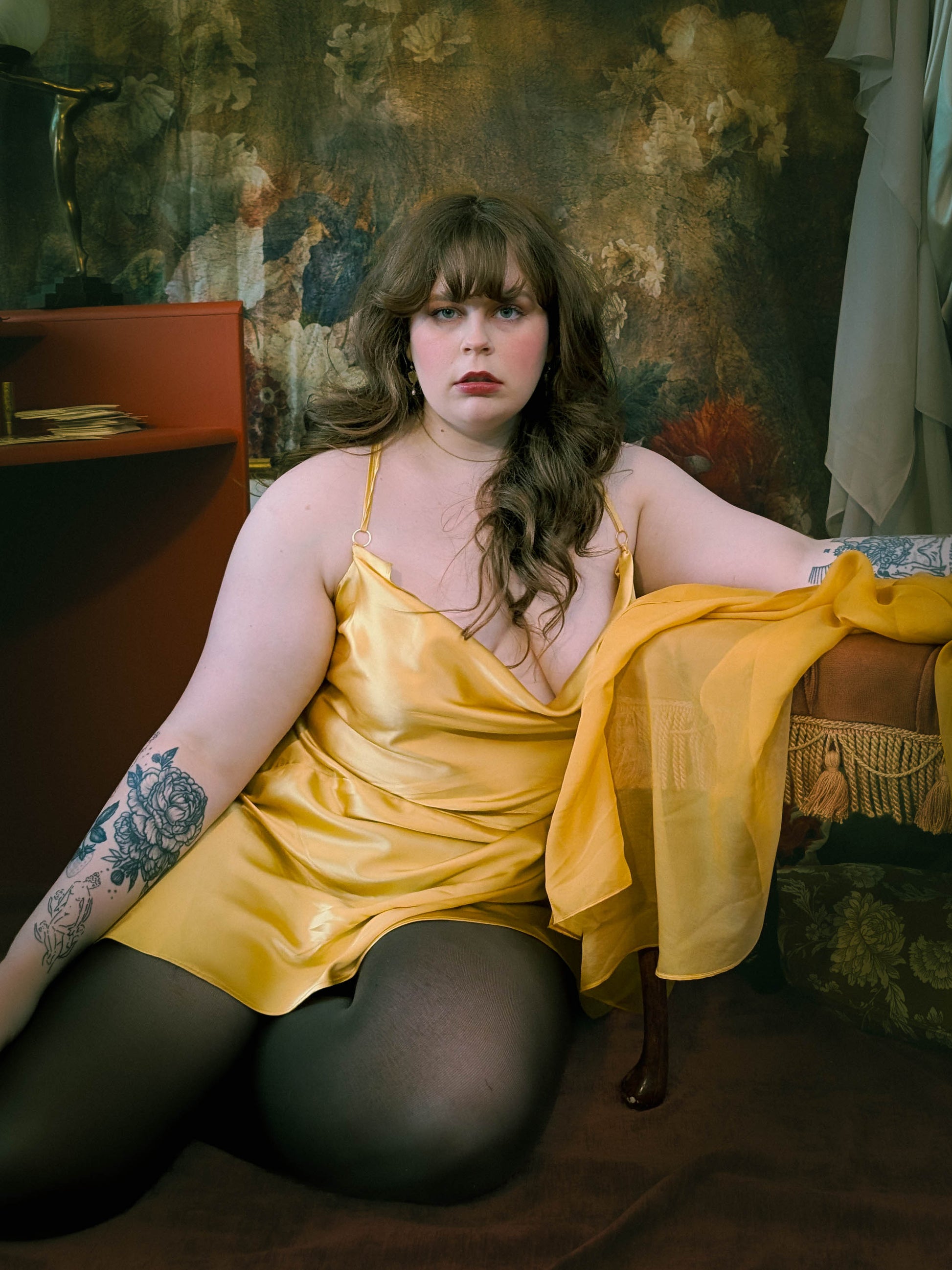Leda Silk Dress