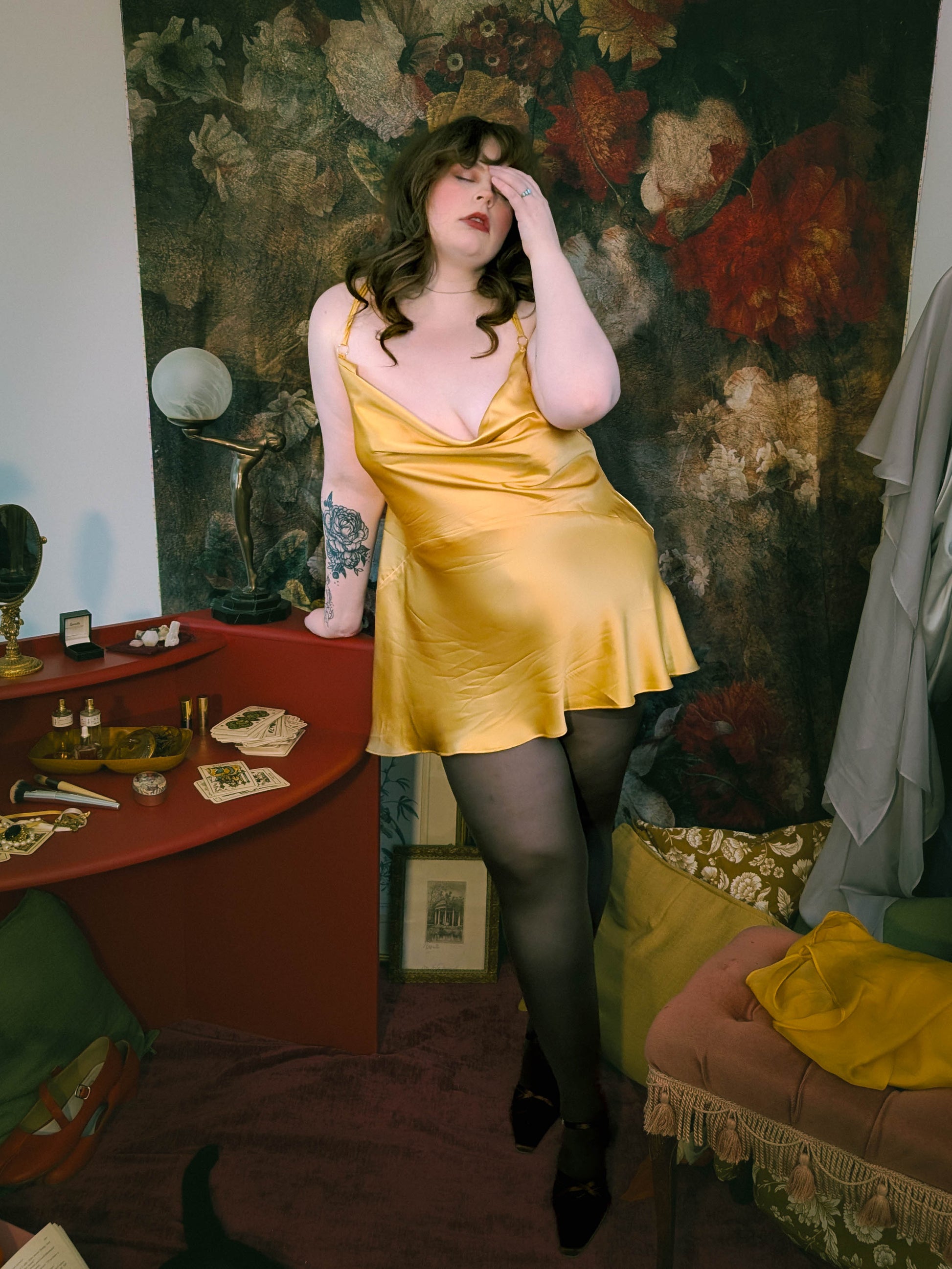 Leda Silk Dress