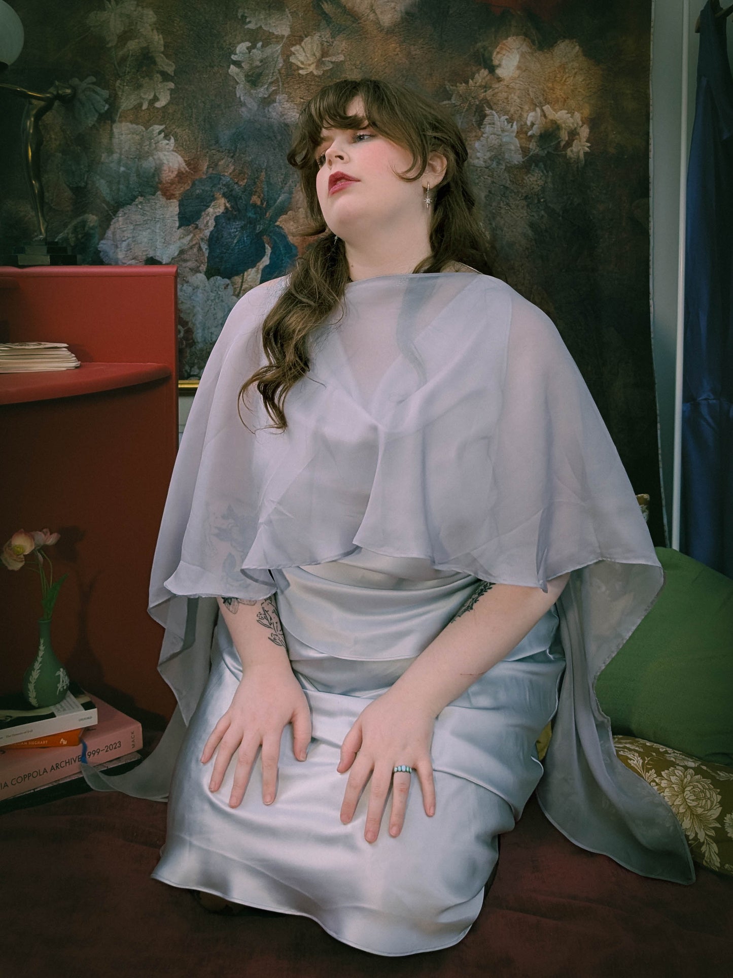 Florence Chiffon Cape