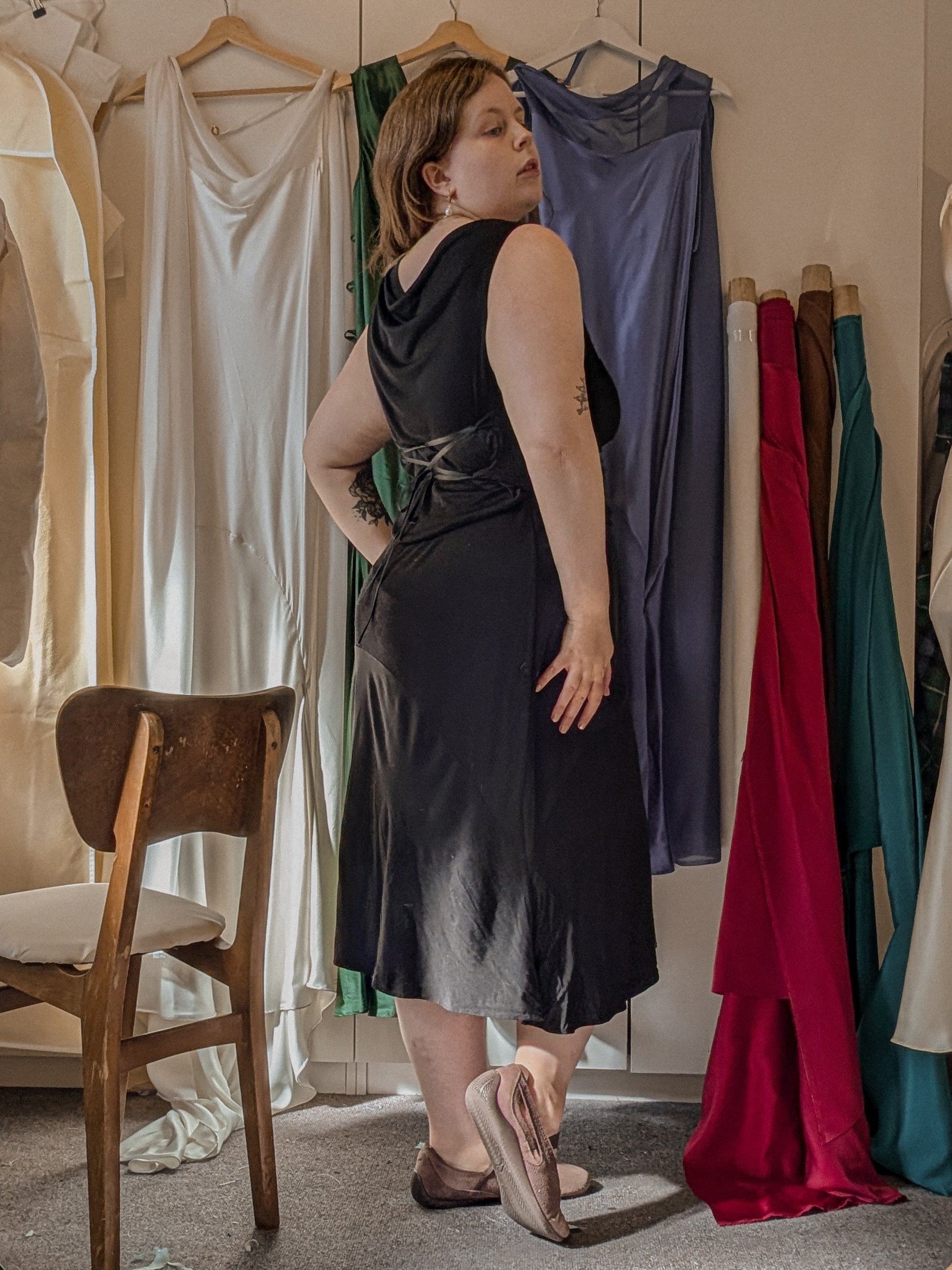 Kate Silk Jersey Skirt