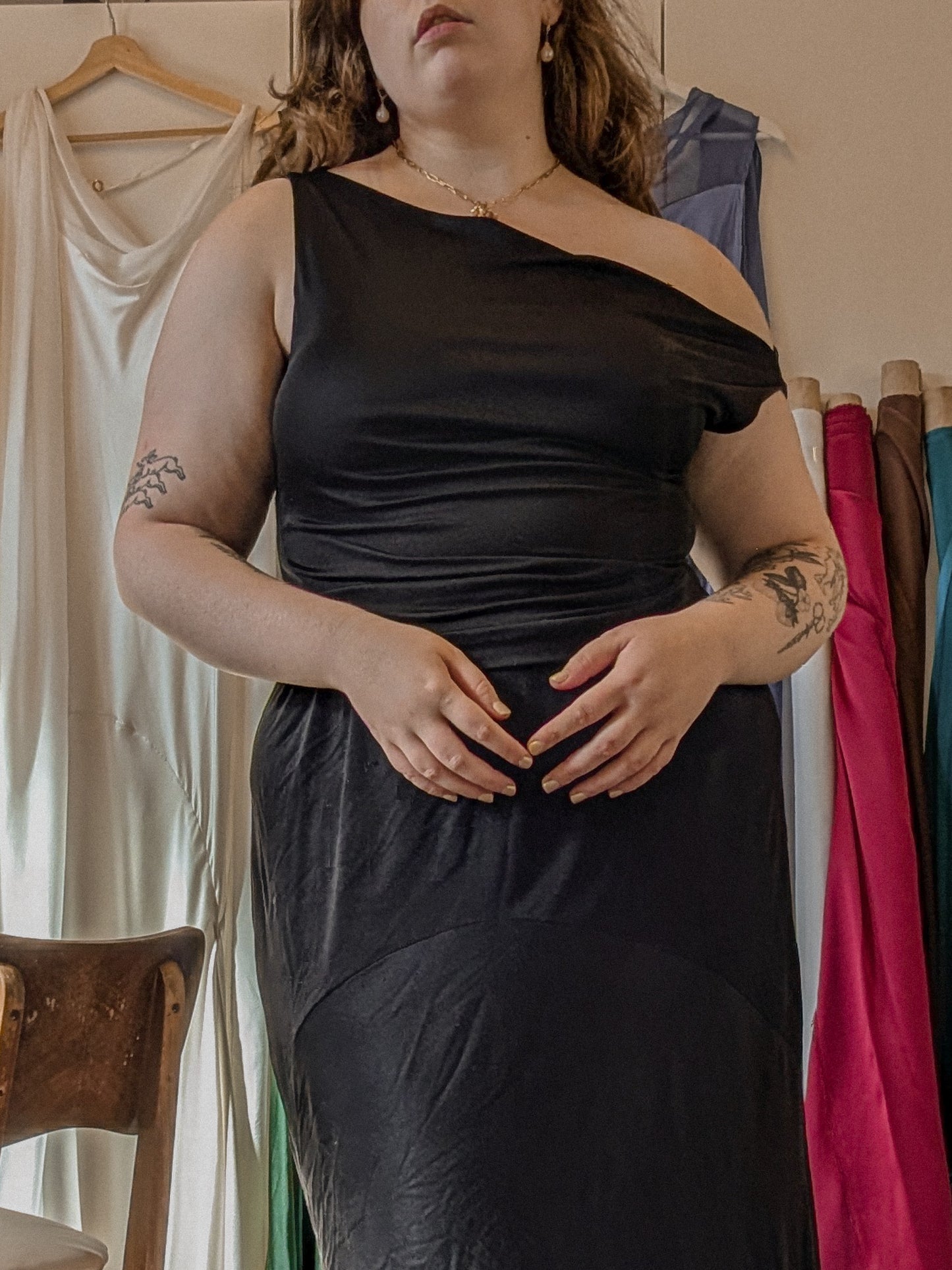 Kate Silk Jersey Skirt