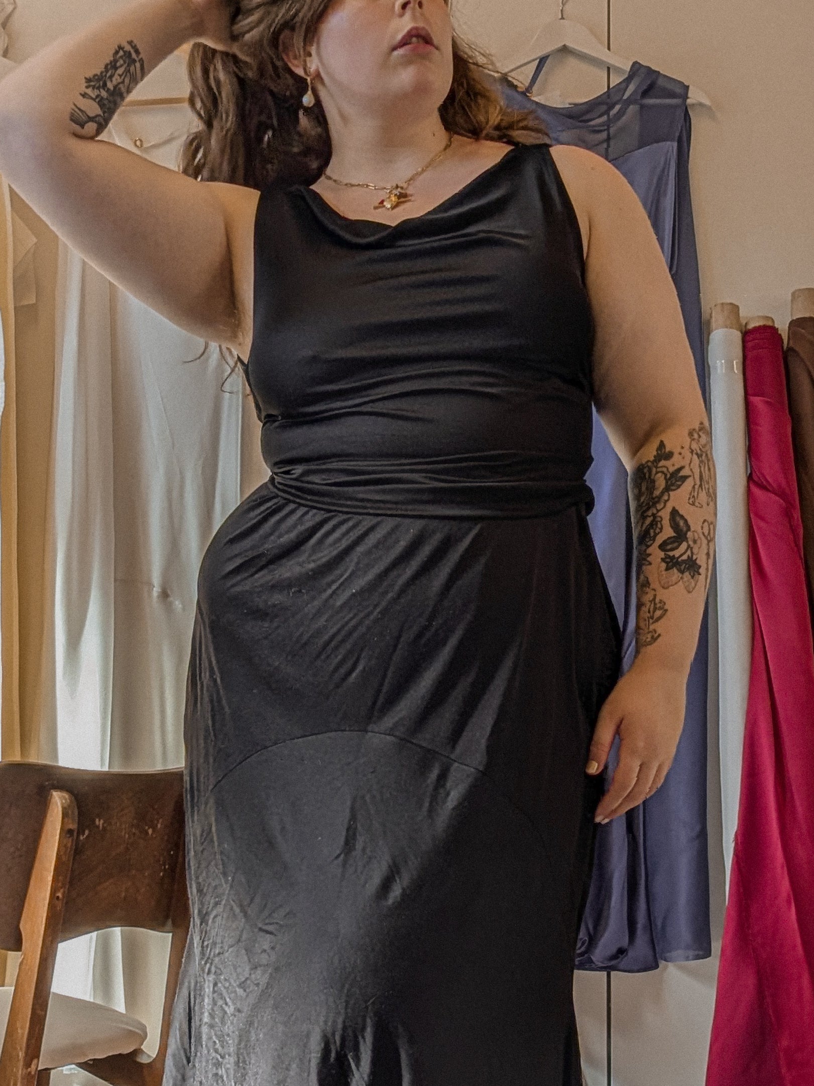 Carrie Silk Jersey Top